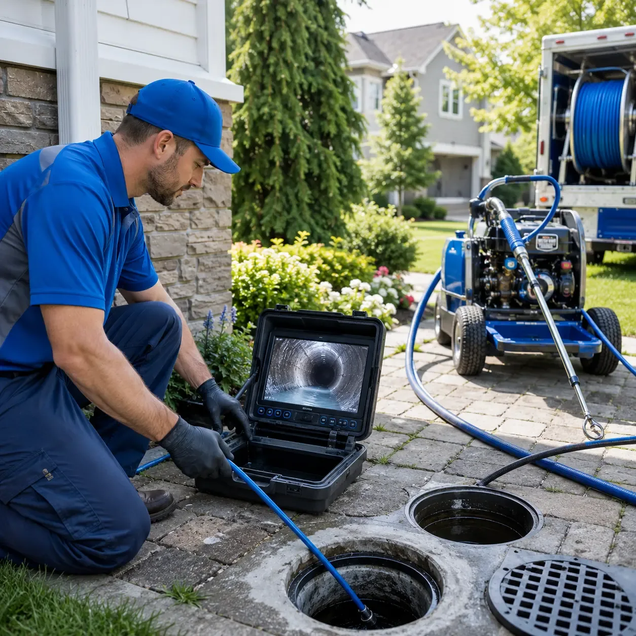 Outdoor drain cleaning professionals serving Genesee, PA